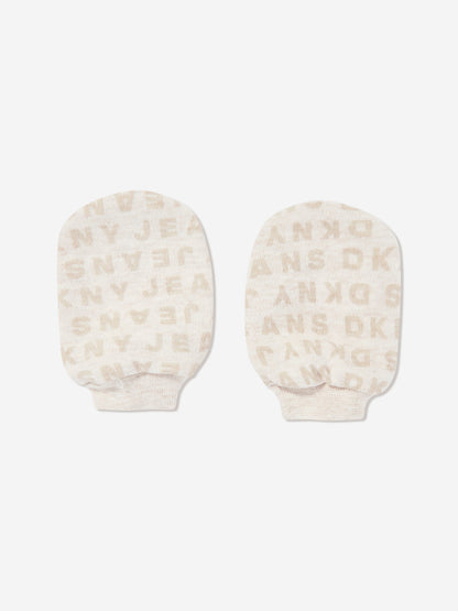 DKNY Baby Boys 5 Piece Babygrow Set in Beige