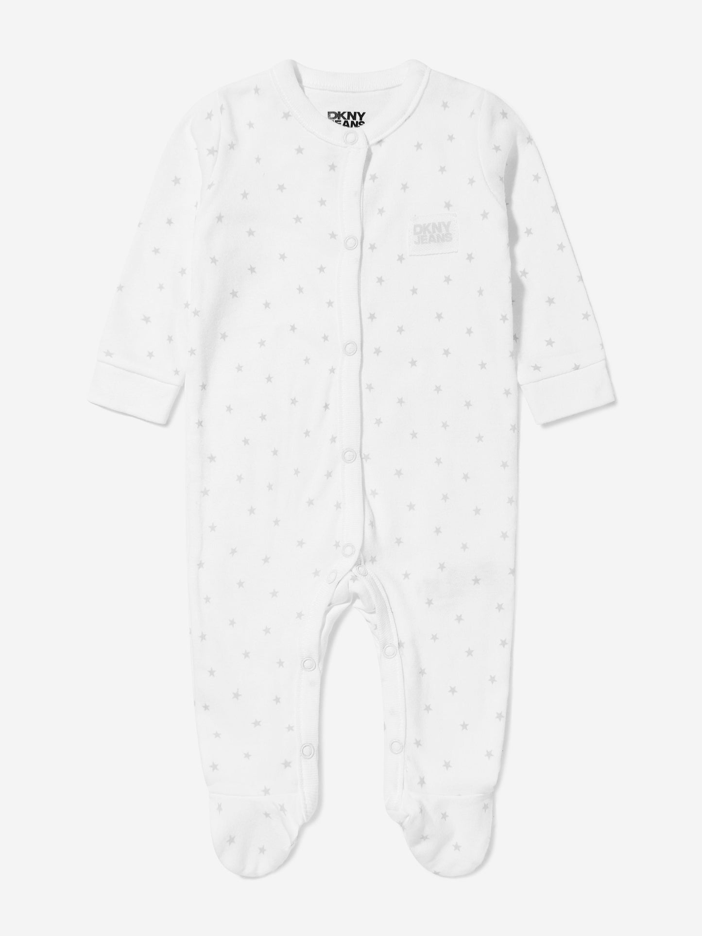 DKNY Baby Boys 5 Piece Babygrow Set in White