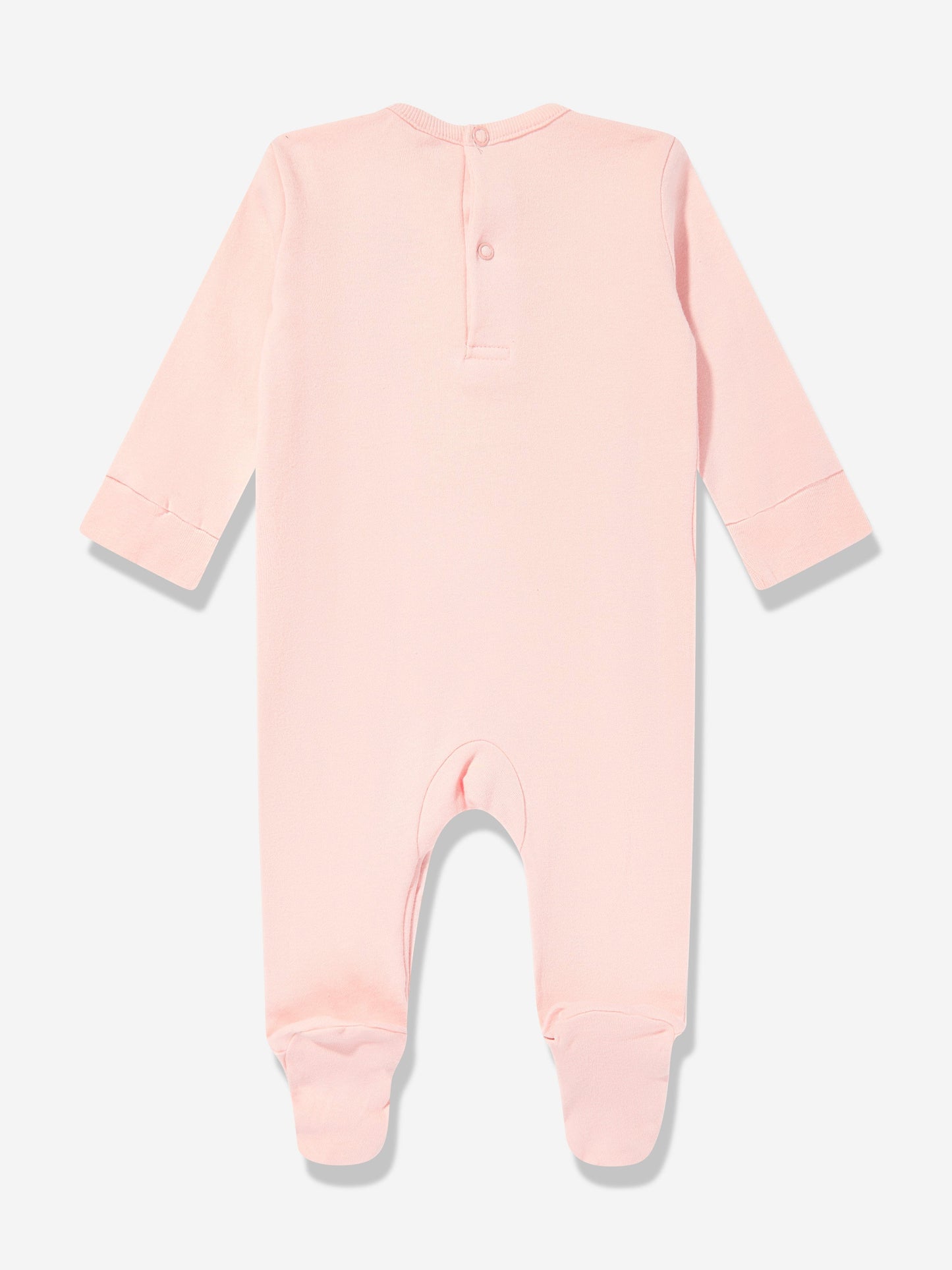 DKNY Baby Girls Heart Logo Babygrow Set in Pink