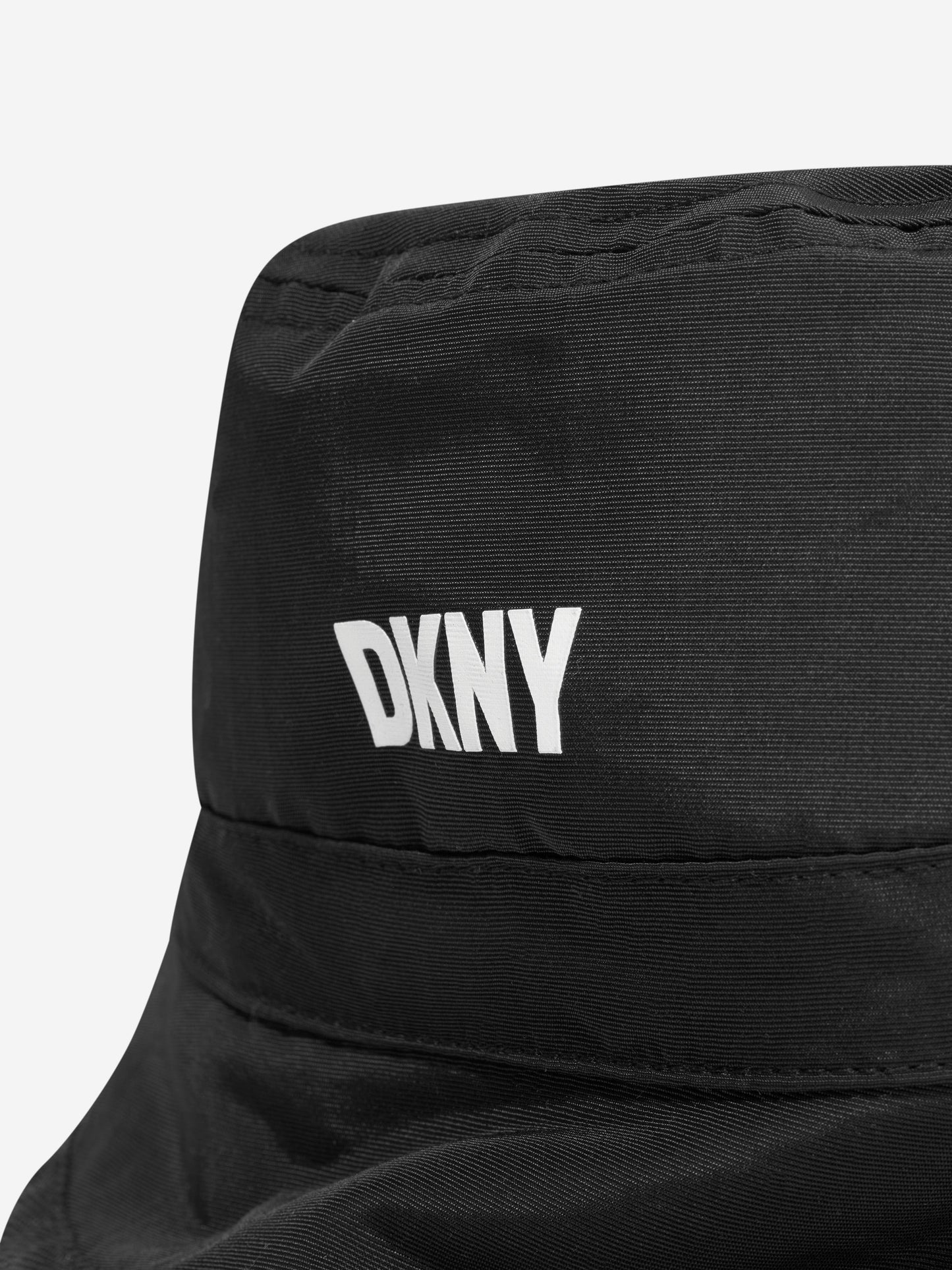 DKNY 女童双面渔夫帽（黑色）