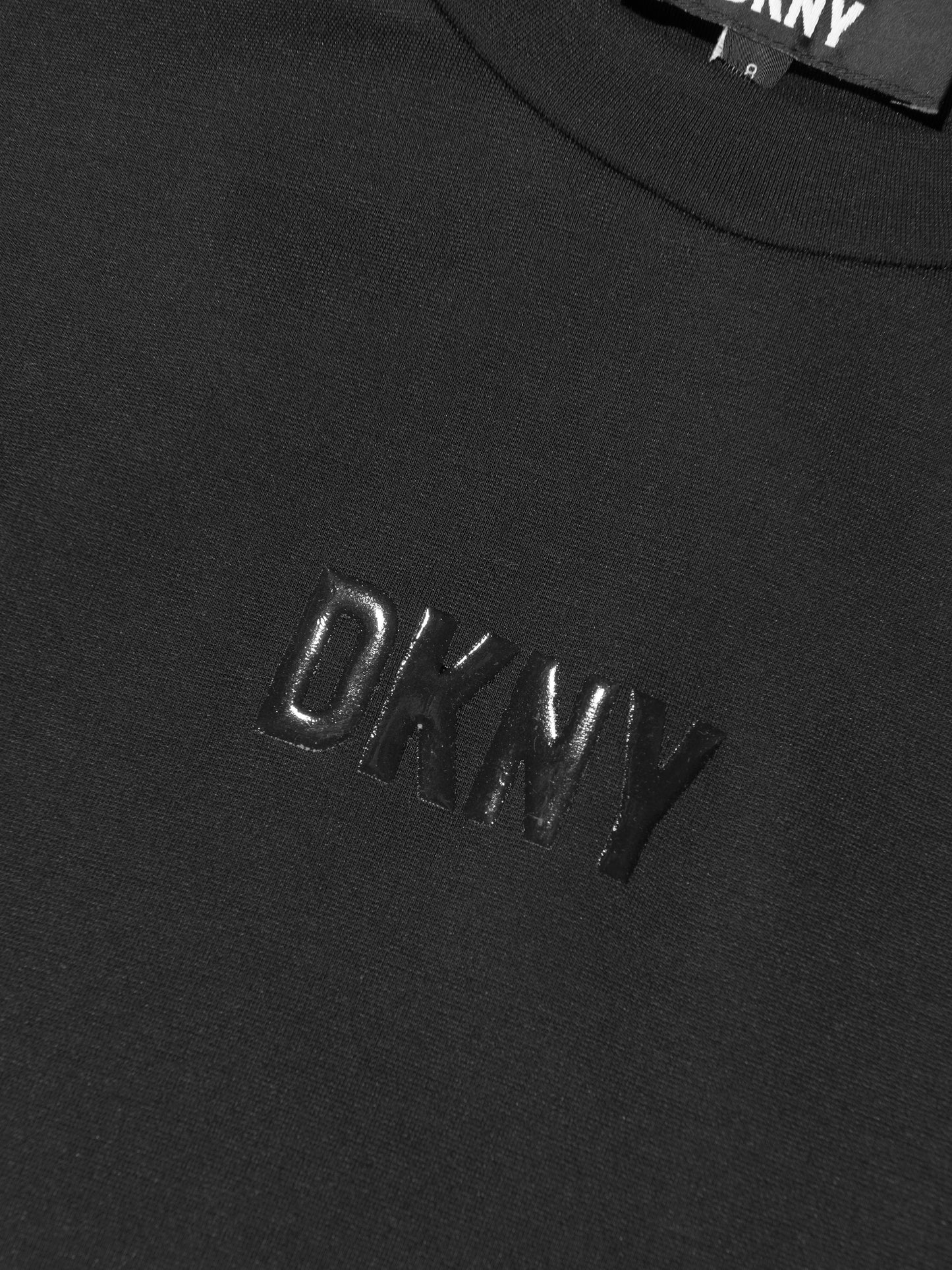 DKNY 女童长袖米兰连衣裙（黑色）