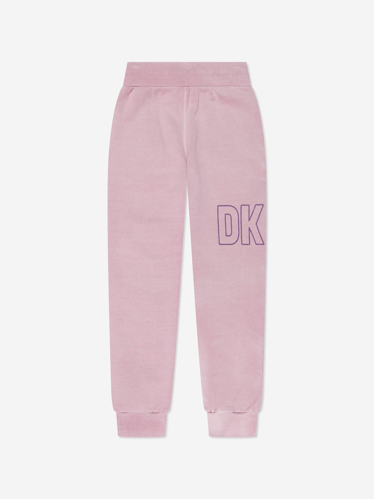 DKNY Kids 紫色徽标慢跑裤