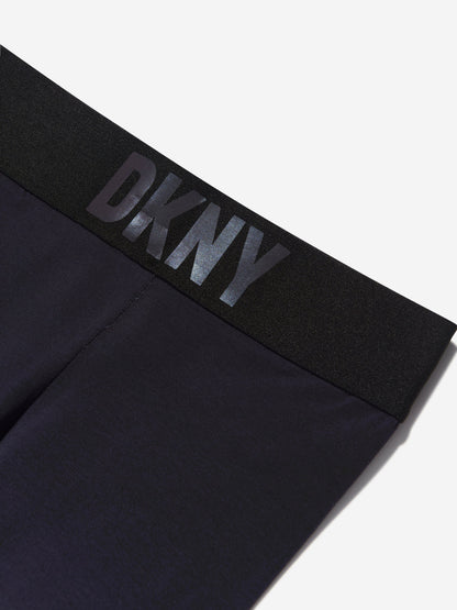DKNY 女童蝙蝠侠紧身裤（黑色）