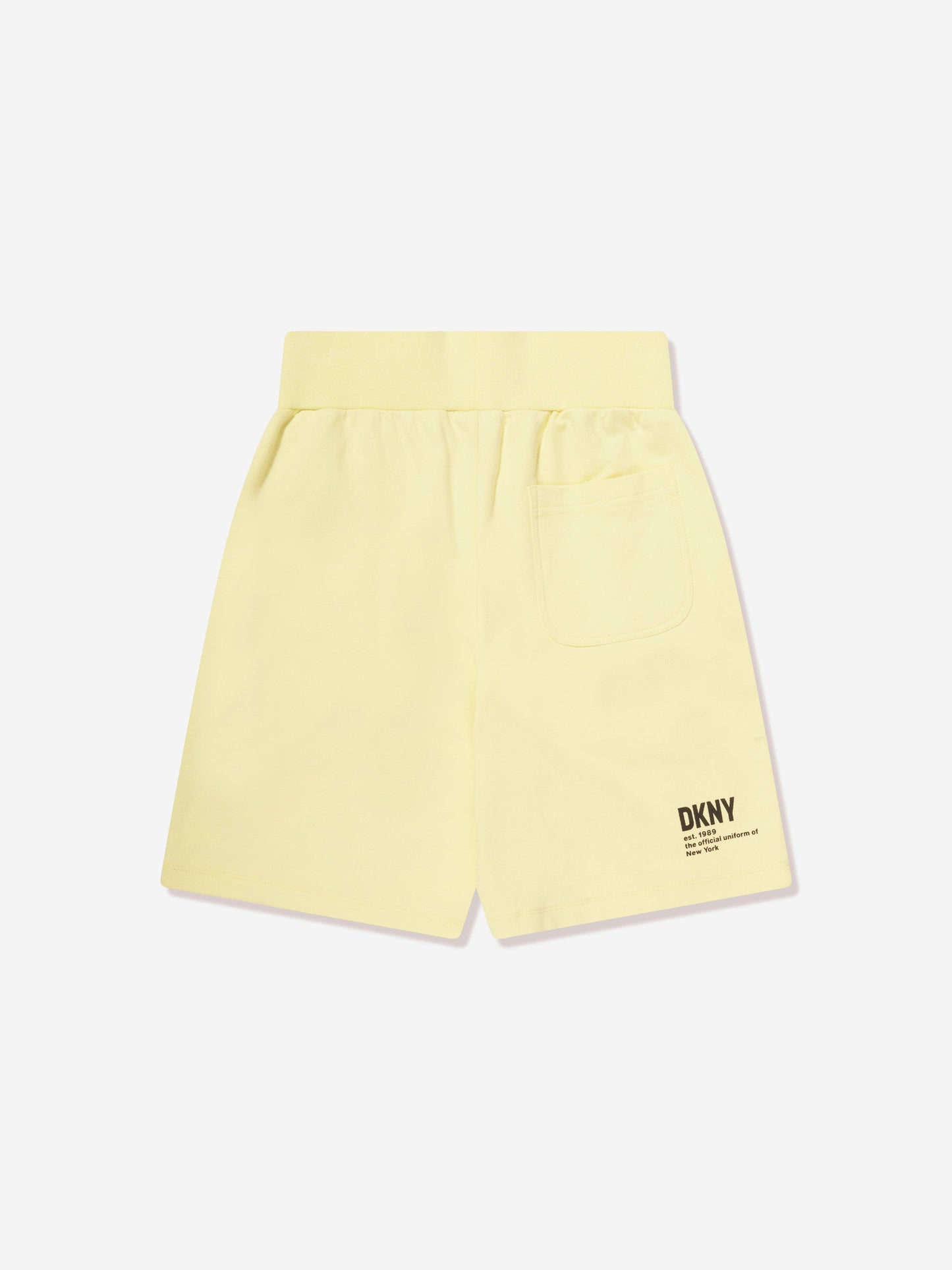 DKNY Kids 粉色徽标百慕大短裤