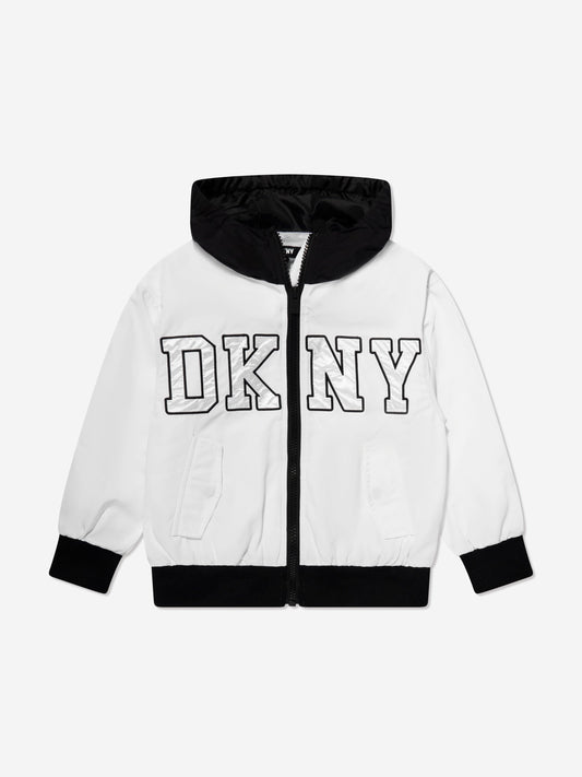 DKNY 儿童连帽夹克（白色）