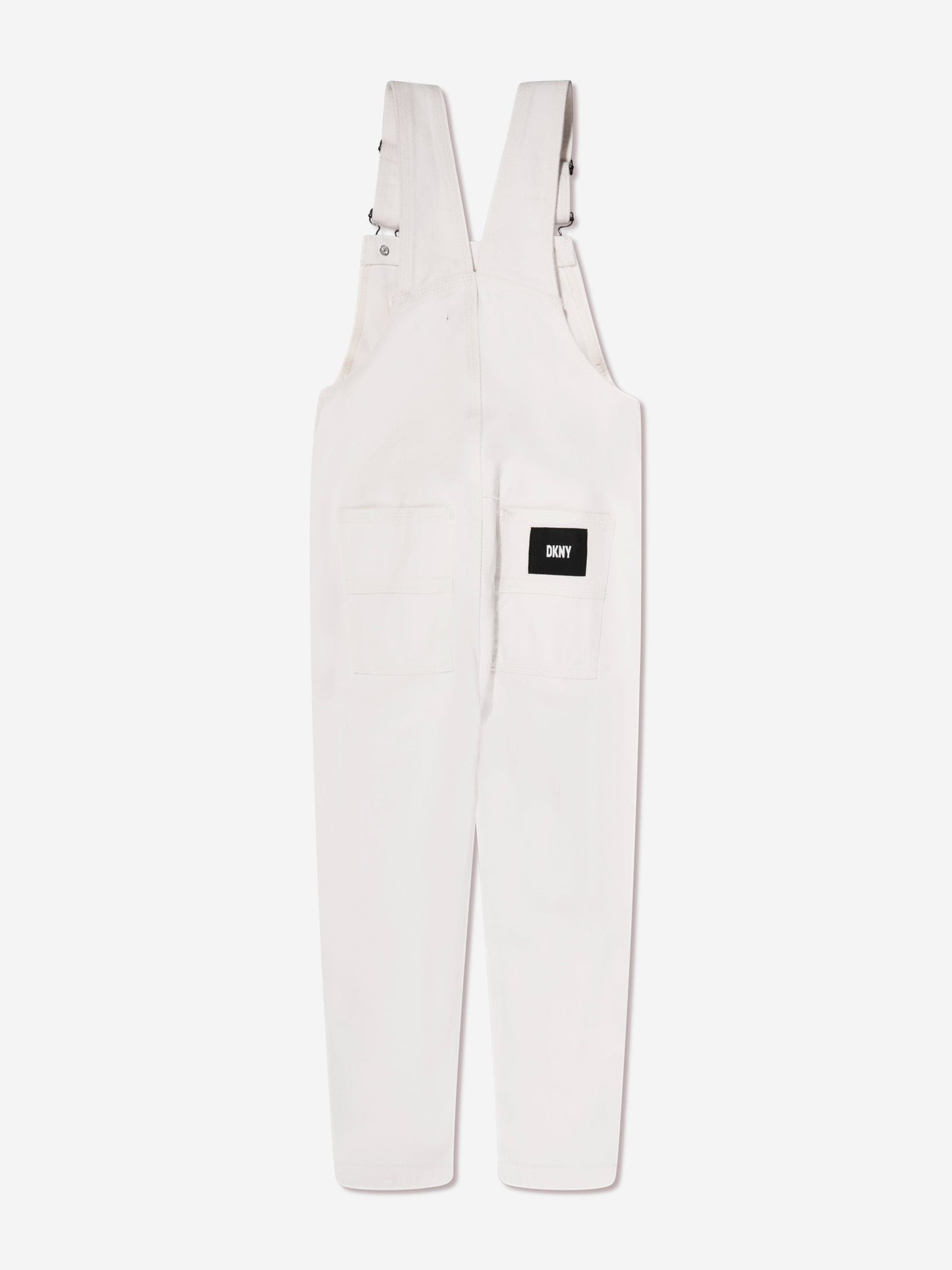 DKNY Kids 徽标工装裤（白色）