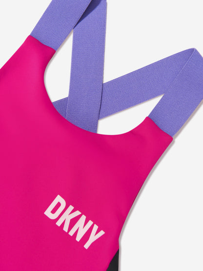 DKNY 女童徽标印花运动上衣