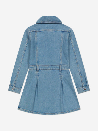 DL1961 女童 Manning 蓝色牛仔连衣裙