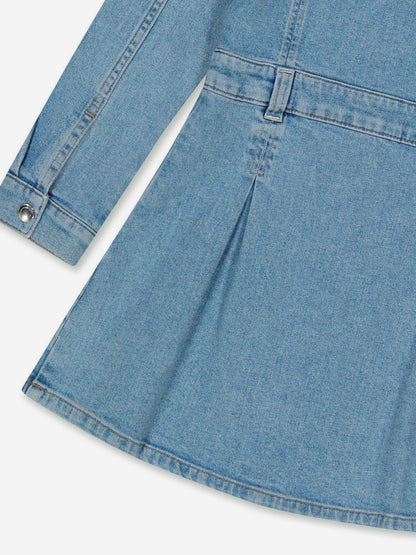 DL1961 女童 Manning 蓝色牛仔连衣裙