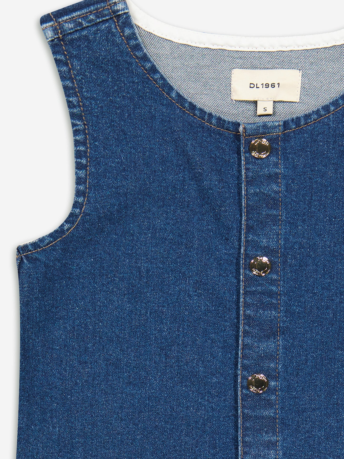 DL1961 女童 Hana 蓝色牛仔连衣裙