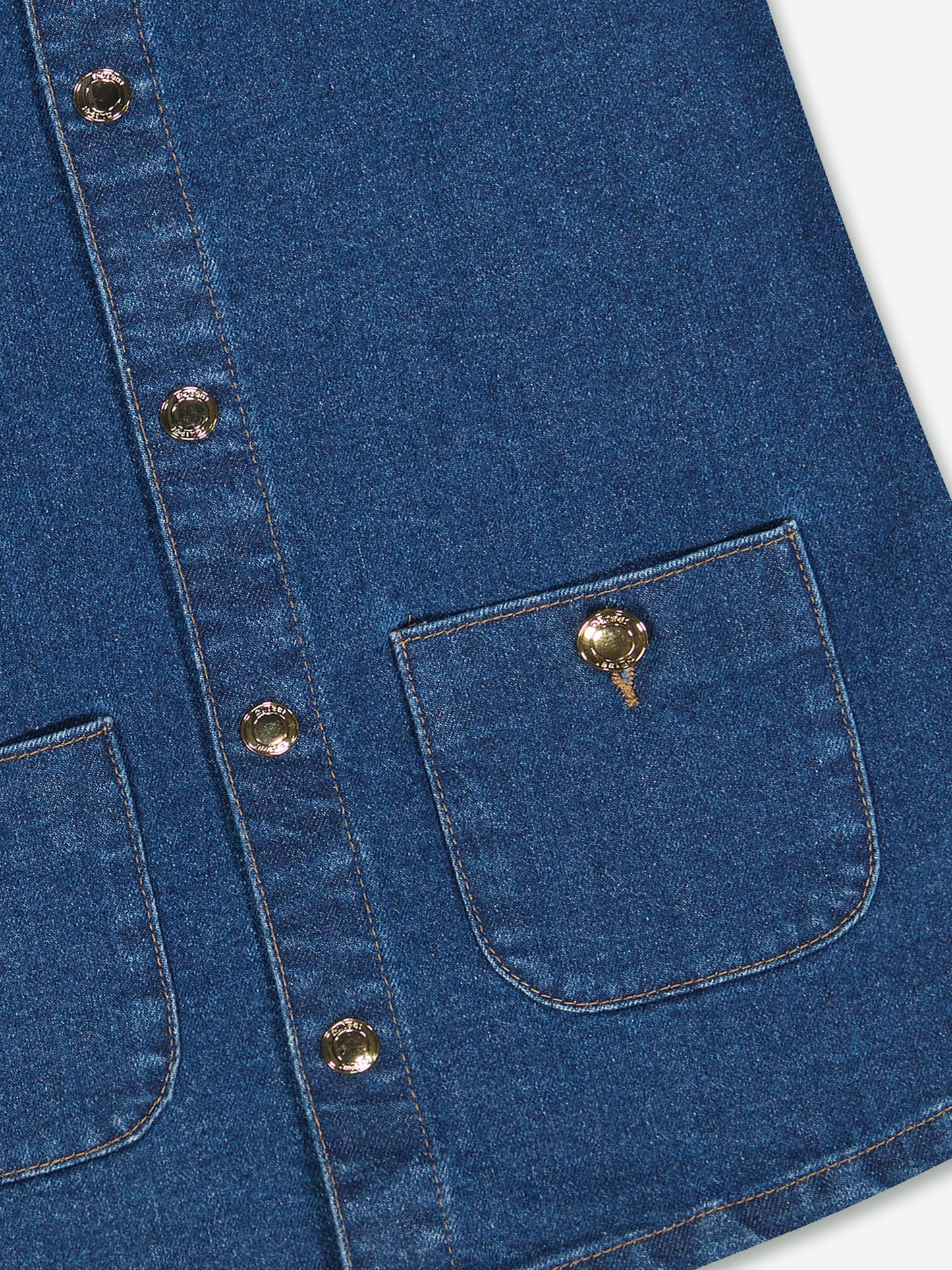 DL1961 女童 Hana 蓝色牛仔连衣裙