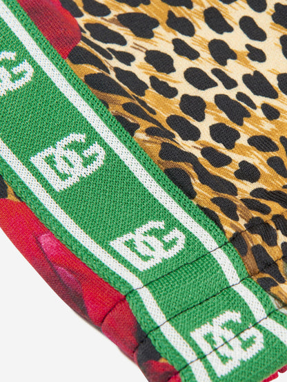 Dolce & Gabbana 儿童 Ocelot 和 Poppy 慢跑裤