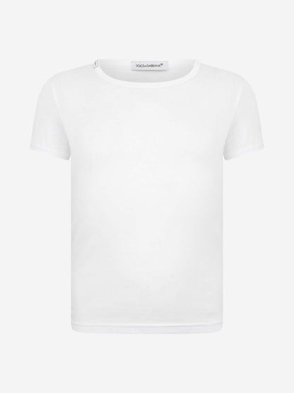 Dolce & Gabbana 男童白色 2 件套 T 恤