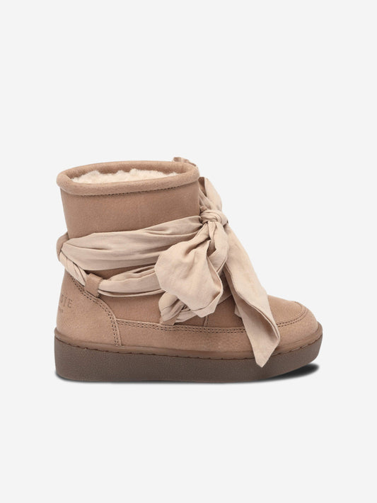 女孩 Ganza 靴子（棕色）