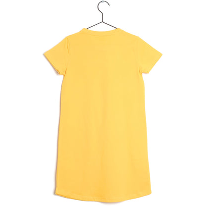 Girls Yellow Cotton Dress