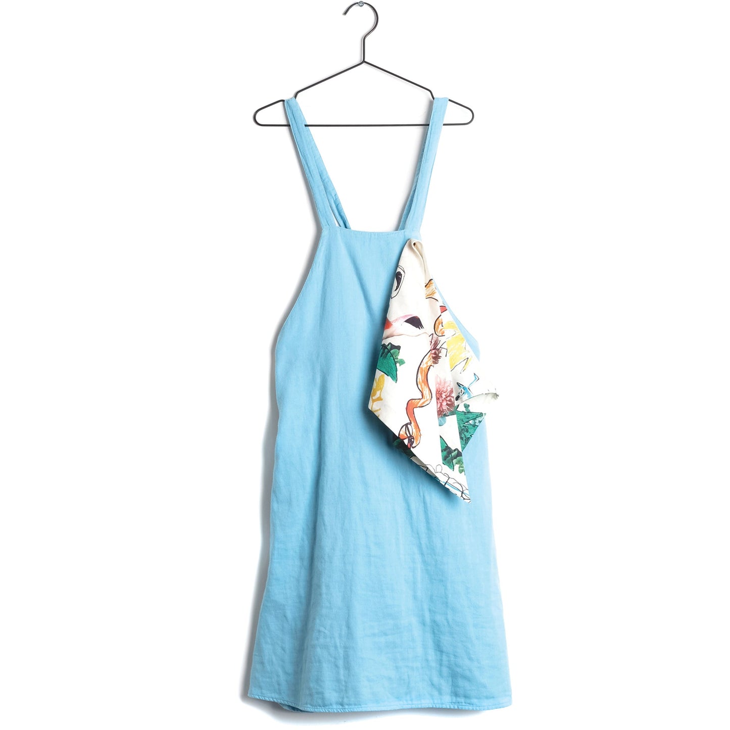 Girls Blue Cotton Dress