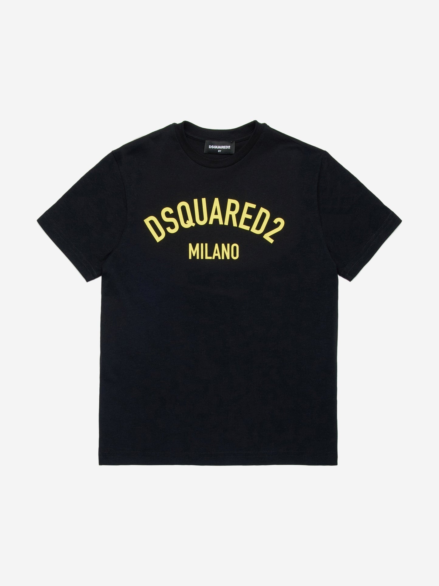 Dsquared2 儿童 Milano 徽标 T 恤（黑色）