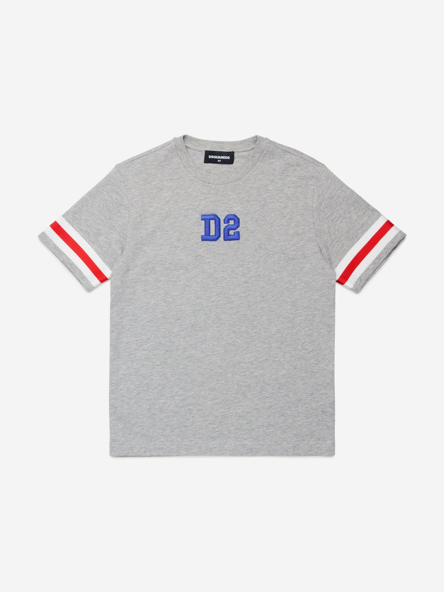 Dsquared2 儿童徽标 T 恤（灰色）