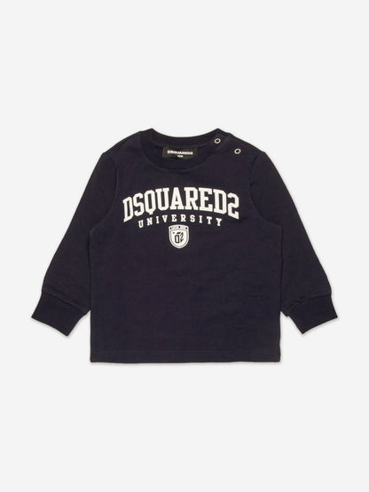 Dsquared2 Baby Logo 运动服 (海军蓝)