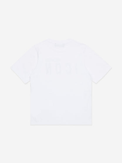 儿童白色 Icon Logo T 恤