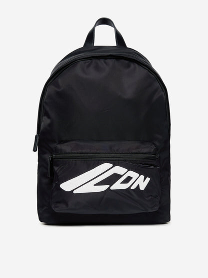 儿童黑色 Icon Logo 背包（40 厘米）