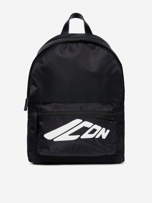 儿童黑色 Icon Logo 背包（40 厘米）