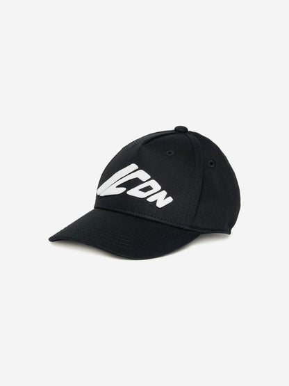 Dsquared2 Kids Icon Logo 帽子 黑色