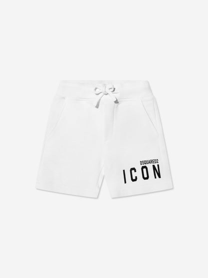 Dsquared2 儿童 Icon 白色短裤