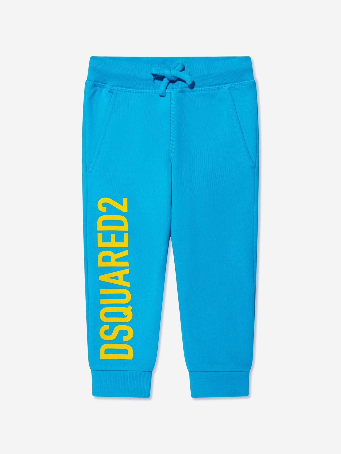 Dsquared2 儿童蓝色徽标裤