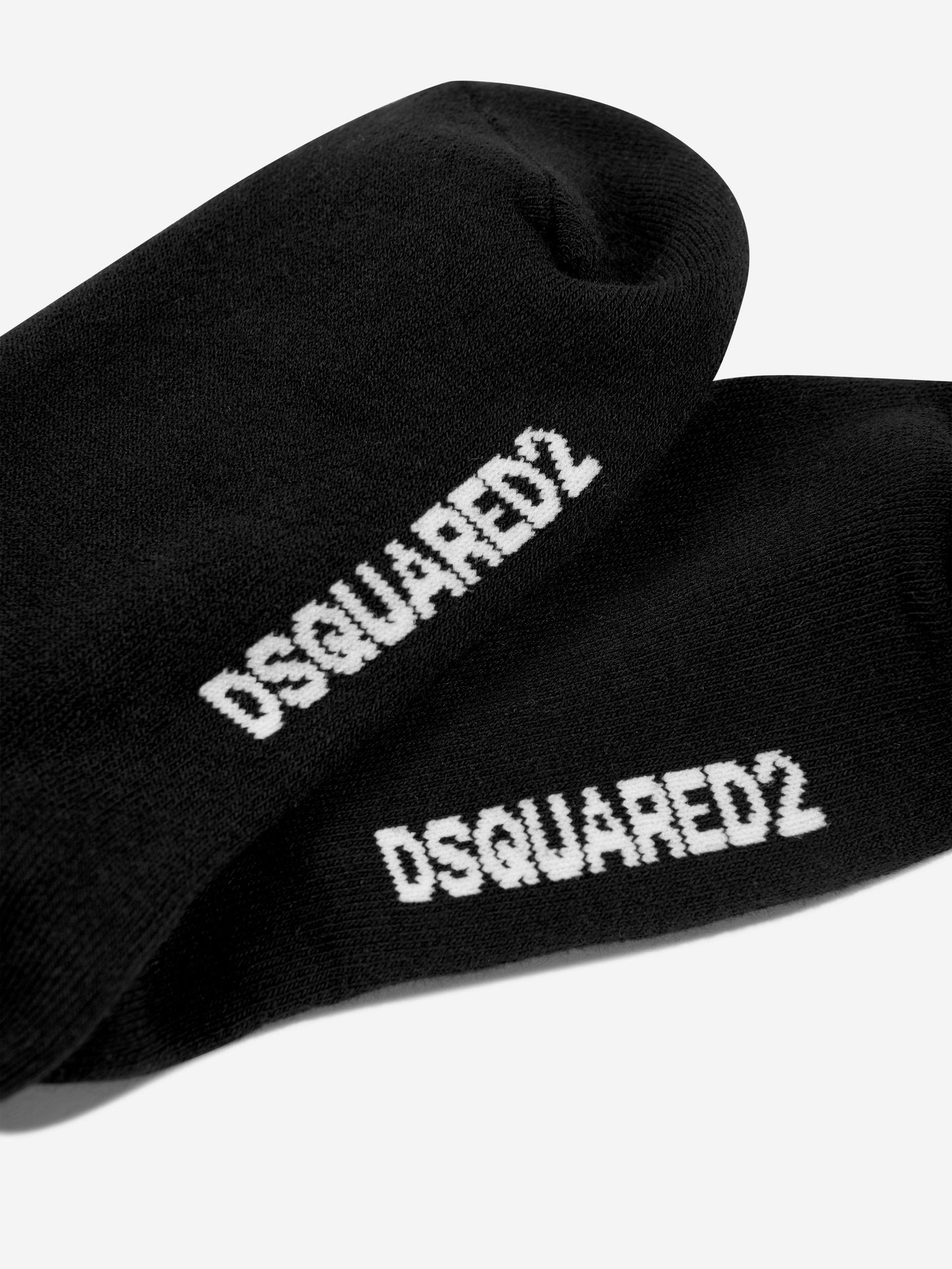 Dsquared2 Kids Icon Logo 袜子（黑色）