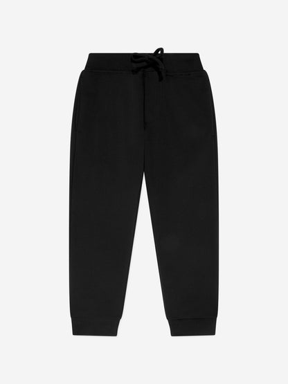 Dsquared2 儿童徽标慢跑裤（黑色）