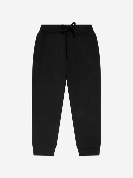 Dsquared2 儿童徽标慢跑裤（黑色）