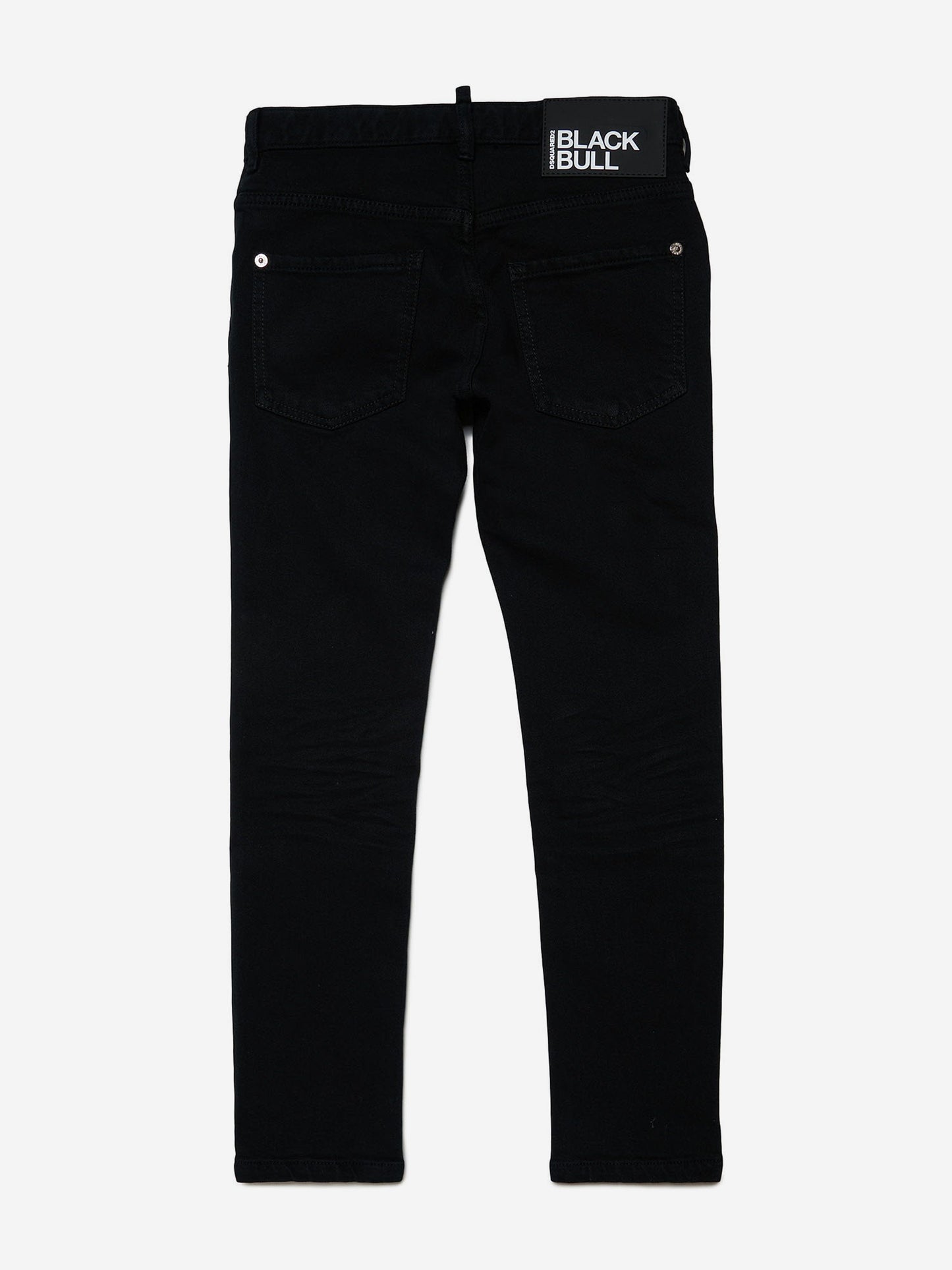 Dsquared2 男童黑色 Skater 生态牛仔裤