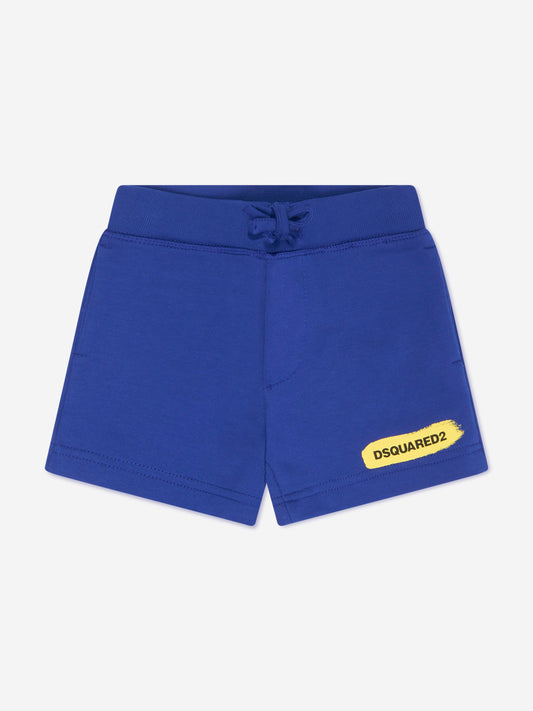 Dsquared2 Baby Logo 短裤（蓝色）