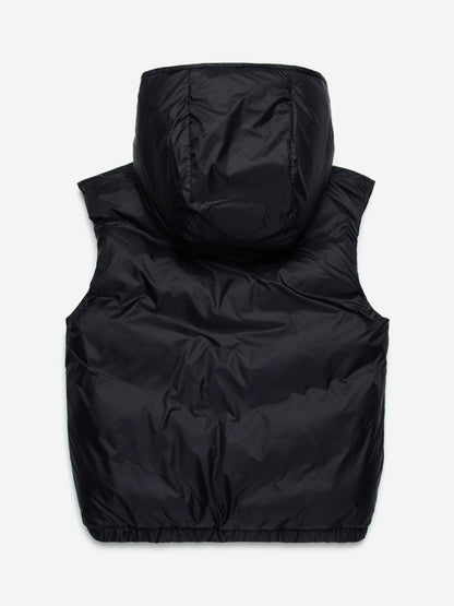 Kids Padded Gilet in Black