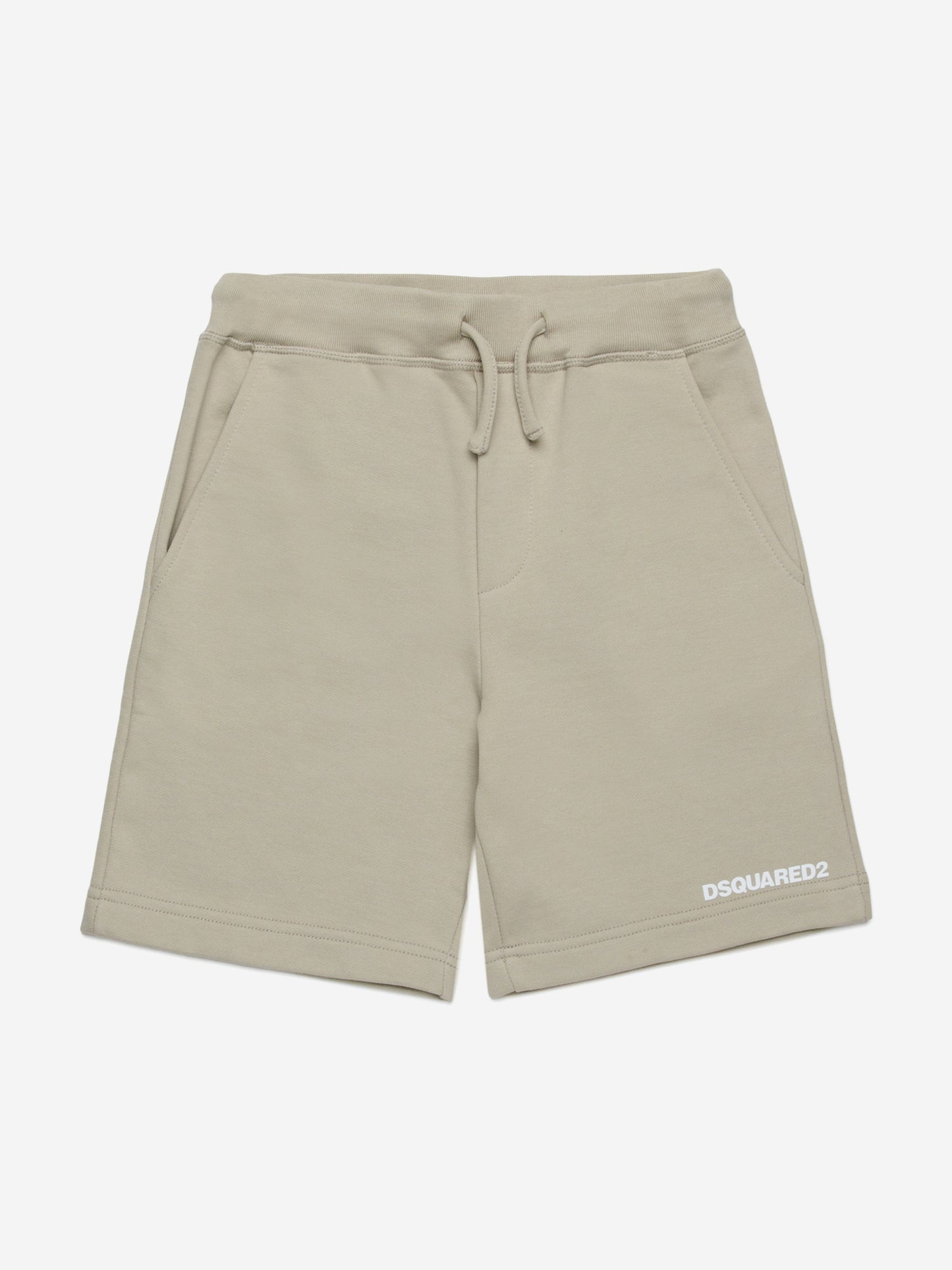 Kids Logo Shorts in Beige
