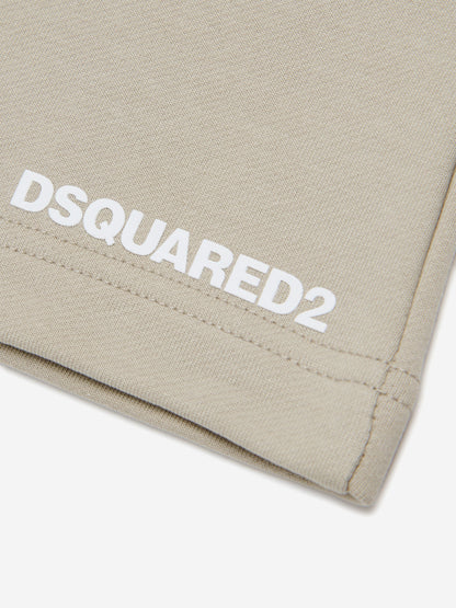 Kids Logo Shorts in Beige
