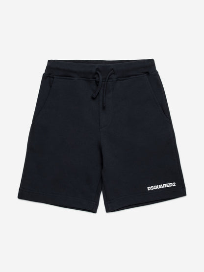 Kids Logo Shorts in Black