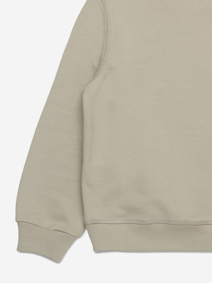 Kids Logo Sweatshirt in Beige