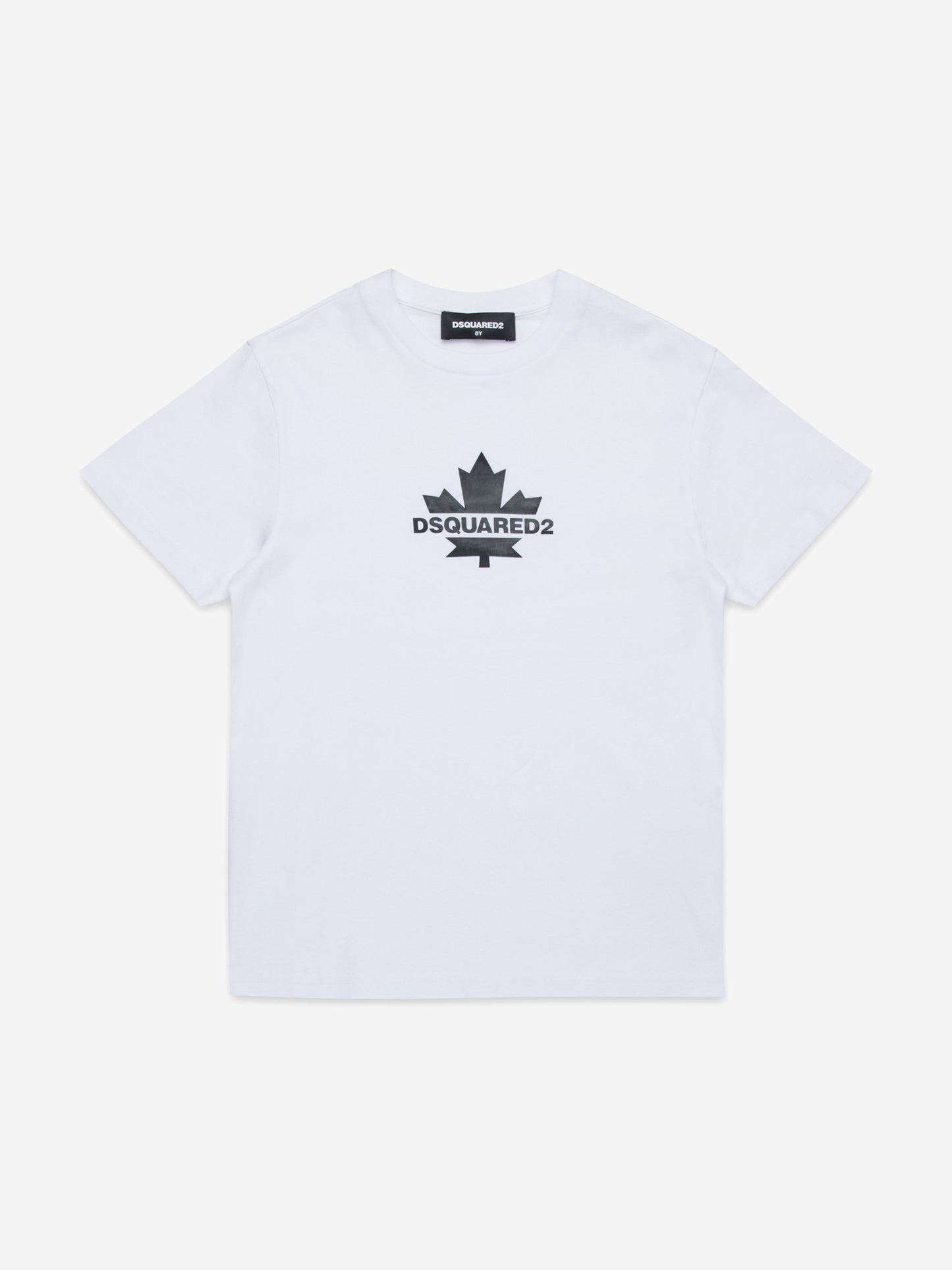 Kids Maple Leaf Logo T-Shirt in White