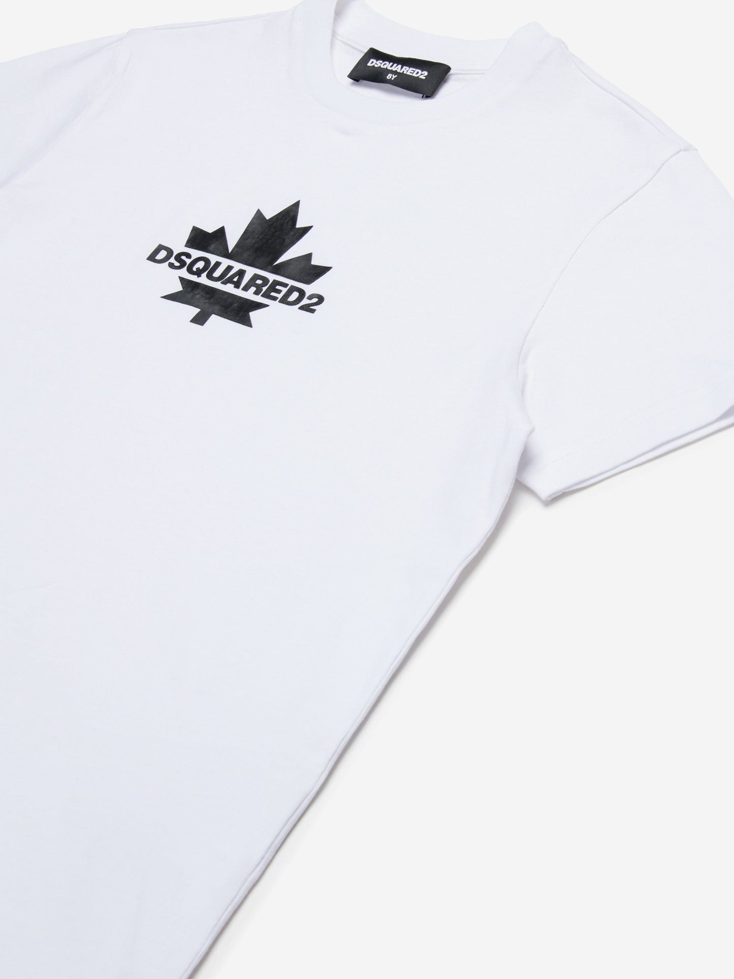 Kids Maple Leaf Logo T-Shirt in White