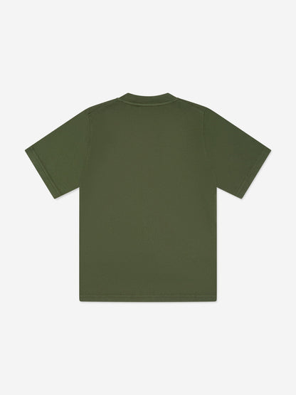 Kids Maple Leaf Logo T-Shirt in Green