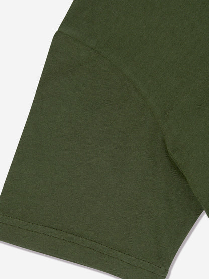 Kids Maple Leaf Logo T-Shirt in Green