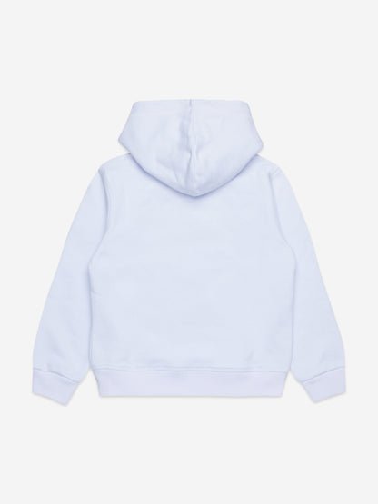 Kids Logo Hoodie in White
