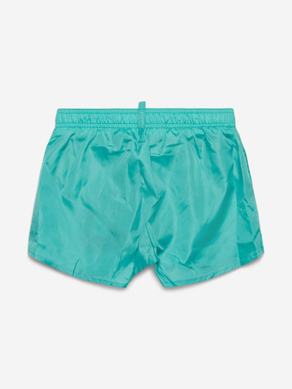 Boys Here Comes The Sun Swim Shorts in Green