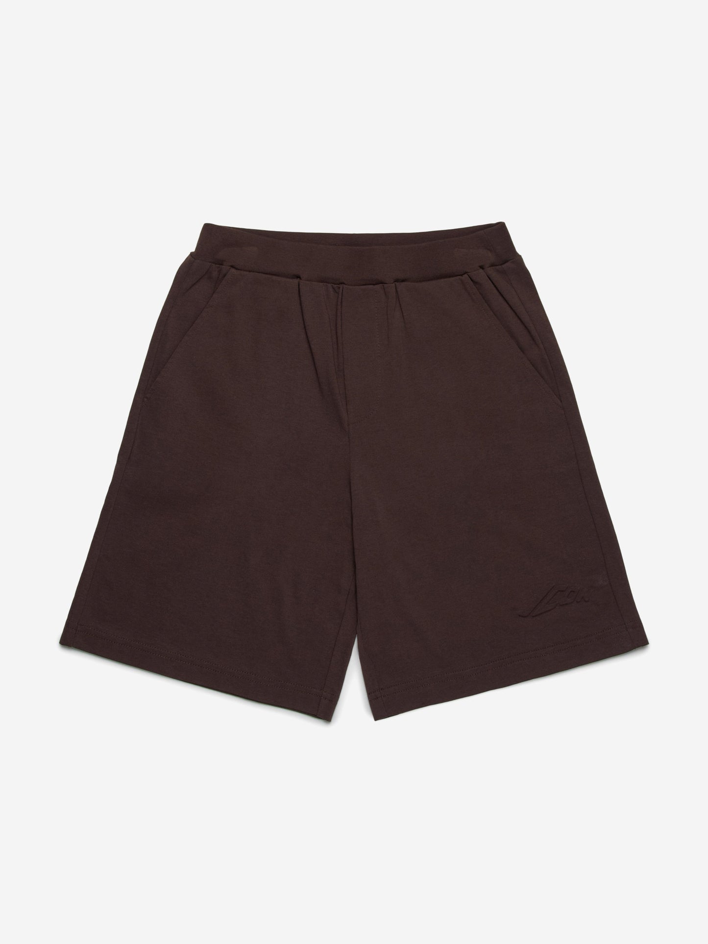 Kids Icon Shorts in Brown
