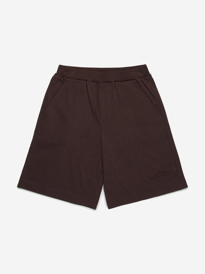 Kids Icon Shorts in Brown