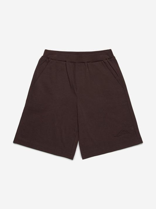 Kids Icon Shorts in Brown