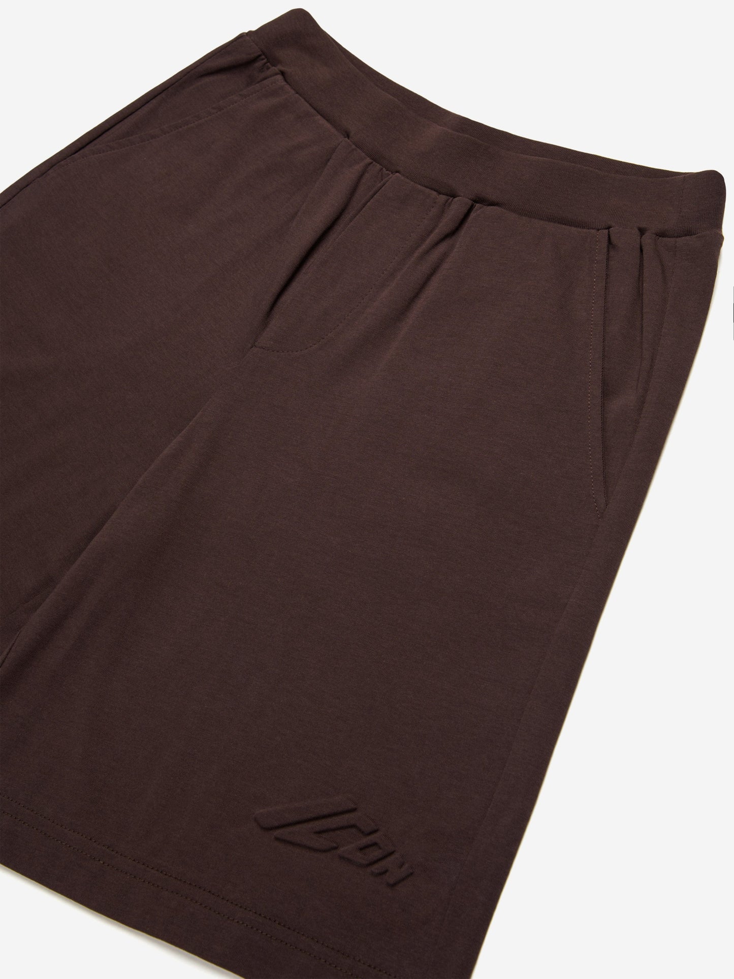Kids Icon Shorts in Brown