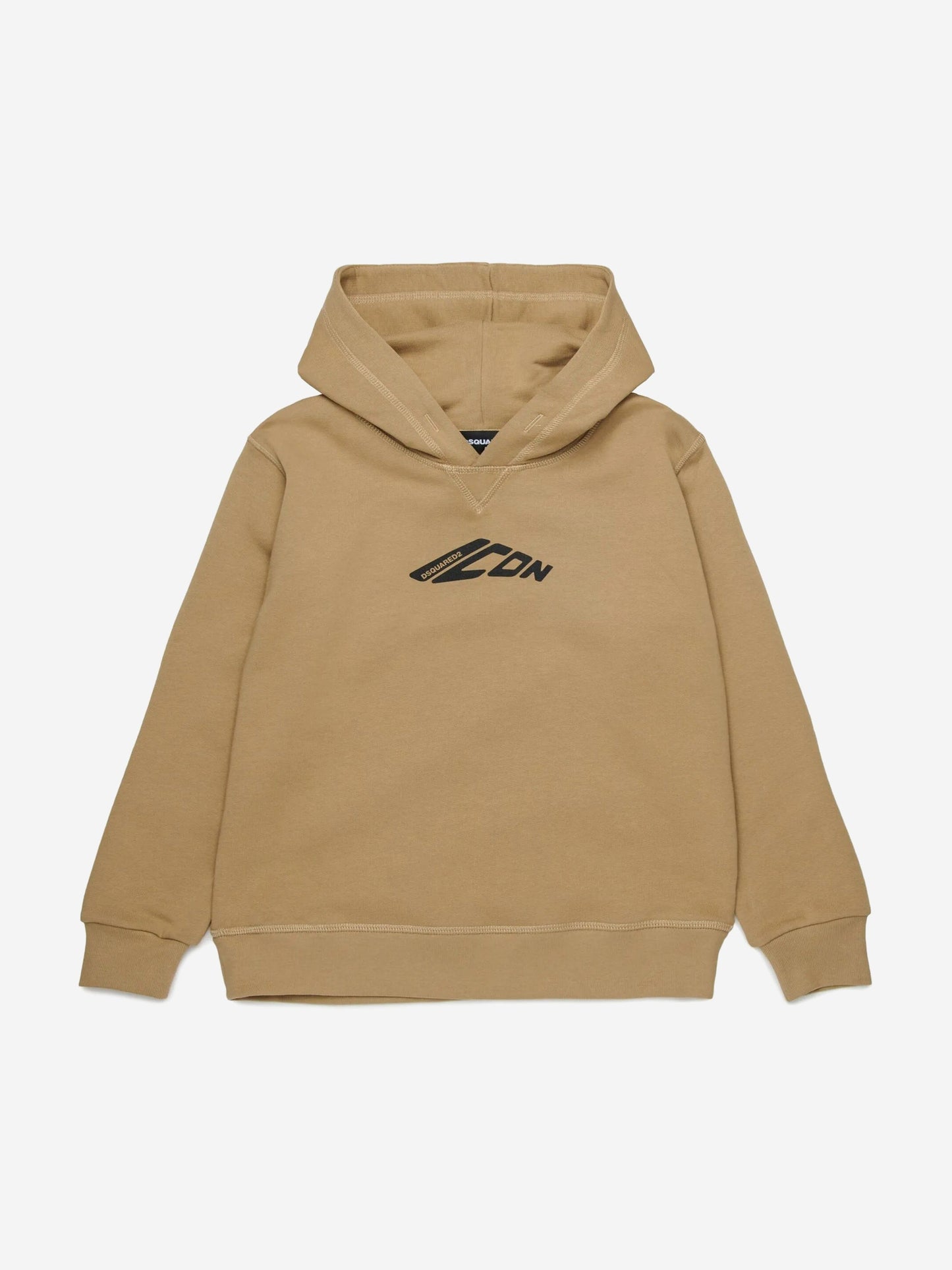 Kids Icon Hoodie in Beige
